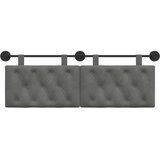  Držeće uzglavlje Zidne Tamno siva 130 x 55 x 7 cm Baršun - Tamno siva 120 cm bez LED | shoptok.hr
