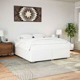 Furnova Posteljni okvir bel 200x200 cm umetno usnje, (21938757) Cene
