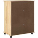  Mobilni ormar Smeđa 63,5 x 39 x 79 cm Čvrsto borovo drvo | shoptok.hr