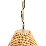 Light & Living Viseča svetilka v naravni barvi z lesenim senčilom ø 40 cm Kabinda – | Shoptok.si