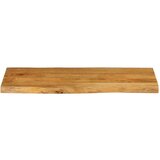 Stolna Mizna plošča 90x40x2,5 cm naraven rob trden mangov les | Shoptok.si
