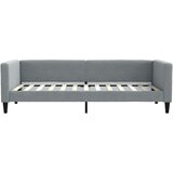  Dnevni krevet na razvlačenje svjetlosivi 90 x 200 cm od tkanine | shoptok.hr