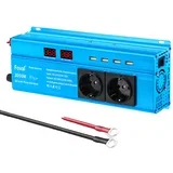 Pretvornik moči, 3000W vršna moč, 4 USB priključki za polnjenje, 12V 220V 50HZ EU, (5000159971)