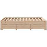 vidaXL Posteljni okvir brez vzmetnice s predali 120x200 cm borovina | Shoptok.si