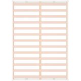  Okvir za krevet od masivnog drva bijeli 150 x 200 cm veliki | shoptok.hr