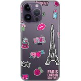  Silikonska maska za iPhone 14 Pro Max 6.7 Love Paris Print Skin providna Cene