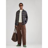 Volcom Srajca 'CADEN' mornarska / rjava / bela | Shoptok.si