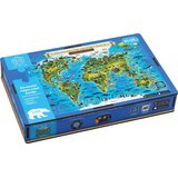 ALAYSKY'S GLOBES Drvene puzzle Alaysky Životinje i biljke u drvenoj kutiji | shoptok.hr