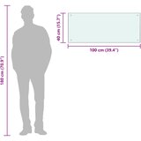  Kuhinjska zaštita od prskanja mliječna 100 x 40 cm kaljeno staklo | Eponuda.com
