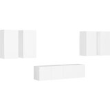 TV 6-dijelni set ormarića bijeli od iverice TV 6-dijelni set ormarića bijeli od iverice Slike