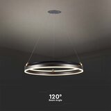  LED luster na sajli LED/30W/230V 3000K prečnik 62 cm braon | Eponuda.com