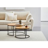 MID.YOU SET MIZIC, 80/60/45/45/80/60 cm črna, barve hrasta | Shoptok.si
