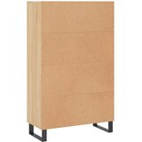  Visoka komoda boja hrasta 69,5 x 31 x 115 cm konstruirano drvo | shoptok.hr