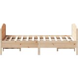 Okvir kreveta s uzglavljem 120x190 cm od borovine | shoptok.hr