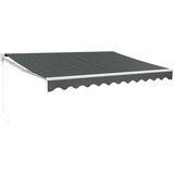Maison Chic Zložljiva tenda - Senčniki antracitna 3,5x2,5 m blago in aluminij, (22039073) | Shoptok.si