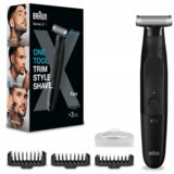 Braun Hibridni brivnik in prirezovalnik brade Series X XT3100 Wet&Dry, 3 glavniki, črn | Shoptok.si