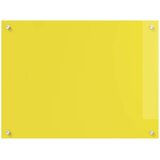  Kuhinjski zid Žuta 80 x 60 cm Staklo otporno na udarce | shoptok.hr