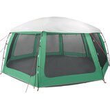  Šator za bazen s uklonjivim letvicama i mrežastim stjenkama Zelena 690 x 690 cm | shoptok.hr