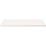  Ploča za stol bijela 110x55x2,5 cm masivna borovina pravokutna | shoptok.hr