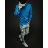 DStreet Bluza męska gładka niebieska | Shoptok.si