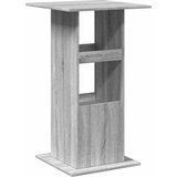  Barski stol s prostorom siva boja hrasta 60x60x102 cm drveni | shoptok.hr
