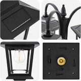 Lampa sa tri glave Crna 16 x 16 x 187 cm Aluminij i ABS | Eponuda.ba