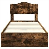  Krevet s od storage s uzglavljem Dimljeni hrast 90 x 200 cm | shoptok.hr