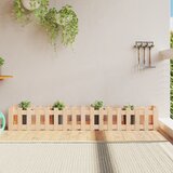 vidaXL Vrtna visoka greda z ograjico 200x30x30 cm trdna borovina | Shoptok.si