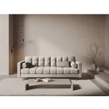 Cosmopolitan Design Bež žametna raztegljiva sedežna garnitura s prostorom za shranjevanje 222 cm Bali – | Shoptok.si