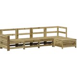  The Living Store Vrtna sedežna garnitura 5-delna impregnirana trdna borovina - Vrtna Sedežna Garnitura, (21451816) | Shoptok.si