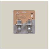 Interbaby silikonski set pribora za samostalno hranjenje Petrol Grey | shoptok.hr