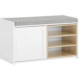 SoBuy predsoba klop za čevlje s sedežem v beli barvi v eklektičnem slogu, (20814943) | Shoptok.si
