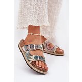 Lee Cooper Patterned Women Slippers On Cork Platform With Buckles | Shoptok.si