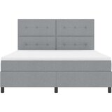 Box spring krevet Svjetlosiva 180 x 200 cm tkanina | shoptok.hr