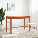  Blagovaonski stol voštano smeđi 110x55x75 cm masivna borovina | shoptok.hr