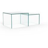 Actona steklene mizice v kompletu 2 ks 50x50 cm dice – | Shoptok.si