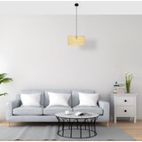  Luster na sajli ALBA 1xE27/15W/230V, prečnik 40 cm, ratan/crna | Eponuda.com