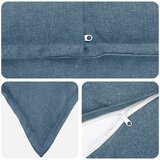  Presvlaka za jastuk 12 kom. HOUTEN Traper plava 40 x 40 cm - Trapere plave boje 40 x 40 cm 12 | shoptok.hr
