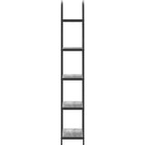 vidaXL Polica Sivi hrast sonoma 60 x 30 x 183 cm Konstruirano drvo | shoptok.hr