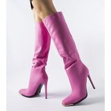 Gemre Pink high-heeled boots Conjunto | Shoptok.si