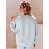 DStreet Bluza damska oversize z haftem DOGSWEETY niebieska | Shoptok.si