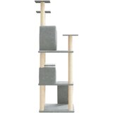  Mačje drevo s praskalniki iz sisala svetlo sivo 153 cm, (20796960) | Shoptok.si
