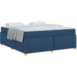  okvir za krevet s madracem plava 180 x 200 cm tkanina | shoptok.hr