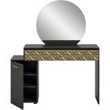 MID.YOU Kozmetična Miza Prisma, Črna, Zlata | Shoptok.si