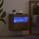 TV zidni ormar S LED lampica Umjetnički hrast 40 x 30 x 40 cm | shoptok.hr