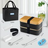 HOLIPOT 2-nivojska bento škatla za malico 3200ml | Shoptok.si