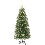 vidaXL Umestno božično drevo med 150 LED Zelena 120 cm PE in PVC | Shoptok.si