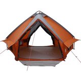  Teepee šator s krovom Siva i narančasta 490 x 410 x 210 cm | shoptok.hr