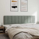  Jastuk za uzglavlje Hanko svjetlosivi 200 cm baršunasti | shoptok.hr