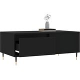  Stolić za kavu crni 90 x 50 x 36,5 cm od konstruiranog drva | shoptok.hr